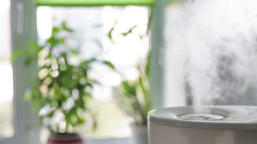 Humidifier spreading steam picture id607646922